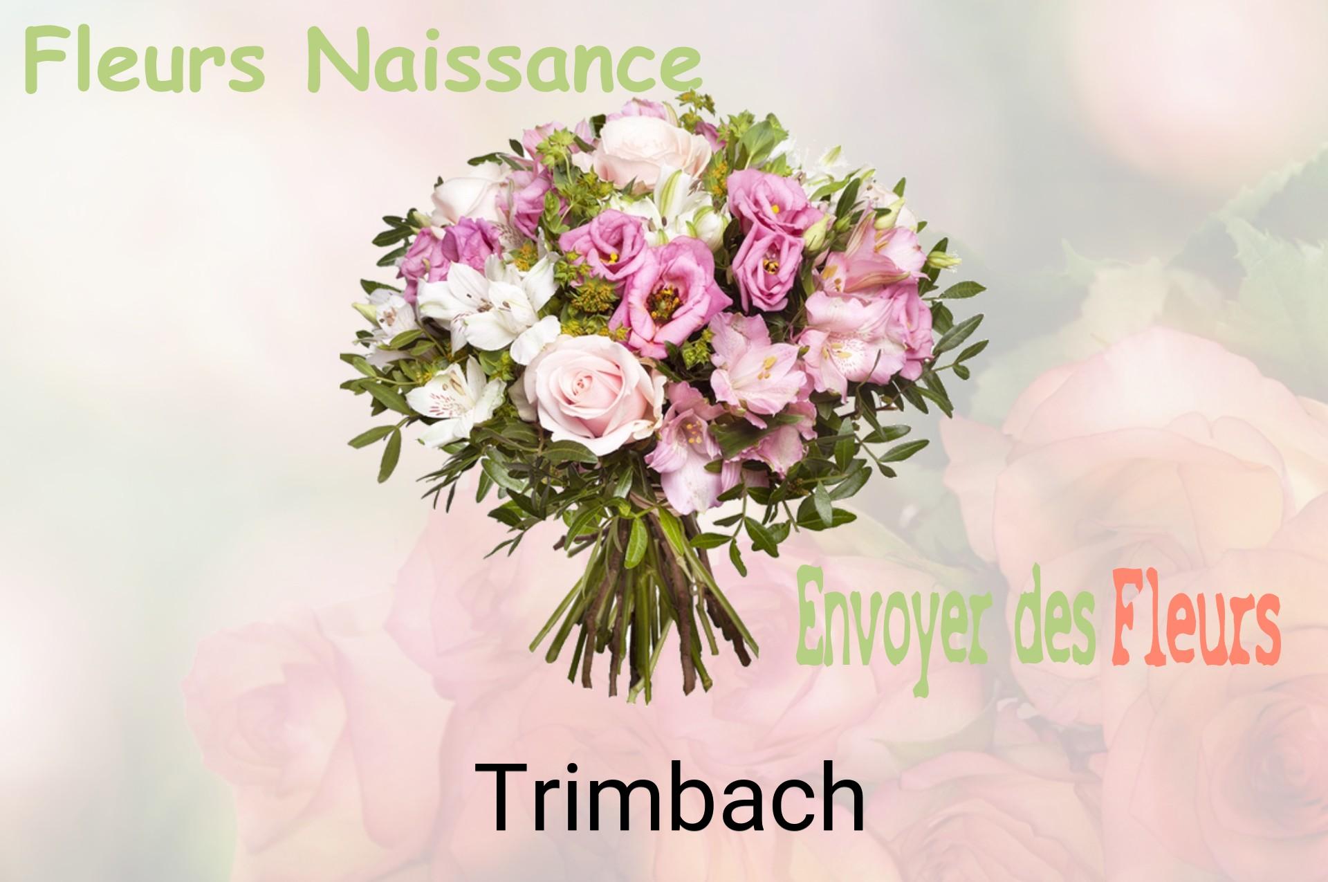 Bouquet de fleurs de naissance livré à Trimbach